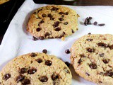 Nutella choco chip cookies recipe|eggless nutella choco chip cookie recipe