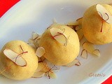 Besen kesar ladoo