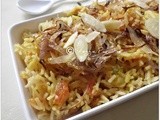 Baby potato biryani - step by step