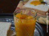 Homemade mango jam