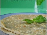 Stuffed paratha - pudina paratha