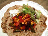 Bonenmaand: Mexicaanse wraps met sugarsnaps en kidneybonen