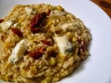 Risotto met chinese kool en gorgonzola