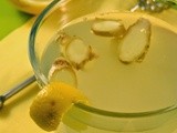 Verkoudheidsthee met citroen, gember en honing