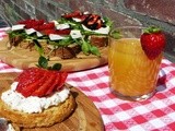 Zomers lunchen met Sweet Eve aardbeien