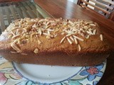 Simply delicious- Eggless  Sponge Cake studded with Almonds and Walnuts