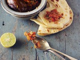 Spiced Baby Eggplant in Tomato Sauce {Achari Baingan}