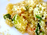 Cous cous zucchine e gamberetti