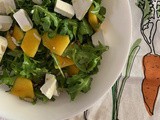 Insalata con le pesche