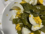 Insalata di Fagiolini, uova e mentuccia