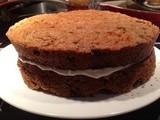 Carrot cake --- eggless and gluten free par Teena