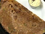 Instant Ragi & Wheat flour dosa