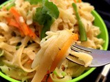 Italian Tagliatelle in Indian Style / Indian style Pasta