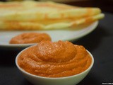 Peanut Onion Tomato Chutney - Side dish for Idli / Dosa