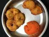 Teatime snack combo - Rava Kesari + Ulundu Vadai + Kunuku