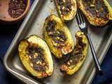 Air Fryer Acorn Squash | Roasted Acorn Squash with Pesto