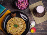 Aloo Paratha Brunch Thali | Paratha Platter