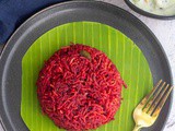 Beetroot Pulao (Instant Pot Beetroot Pulao)