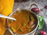 Bendekai Gojju | Tamarind-Based Okra Gravy