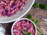 Cabbage Coleslaw | Cabbage Coleslaw with Yogurt Dressing