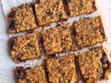 Cherry Mango Crumb Bars | Vegan Crumble Bars