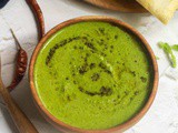 Cilantro Coconut Chutney | Kothamalli Chutney