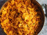 Crispy Corn Poha Mixture Recipe (Makai Poha Chivda)