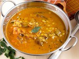 Dried Raw Mango Kuzhambu | Maanga Vathal Kuzhambu