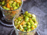 Edamame Sundal | Edamame Masala Sundal