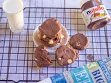 Eggless Nutella Cookies