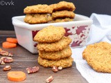 Eggless Oatmeal Carrot Cookies