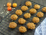 Eggless Pumpkin Cookies with Quinoa Flour | Vegan Pumpkin Cookie