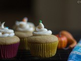 Eggless Pumpkin Pie Cupcakes