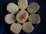 Gulab Jamun Mix Cookies | Eggless Gulab Jamun Shortbread Cookies