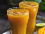 Homemade Mango Iced Tea