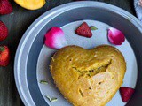 Instant Pot Eggless Mango Cake with Cardamom