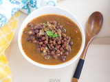 Instant Pot Ghugni | Black Chickpeas Stew