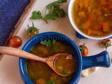 Instant Pot Tomato Rasam with Frozen Lentils | Thakkali Rasam