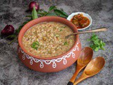 Kanjiyum Payarum | Rice and Green Moong Dal Gruel