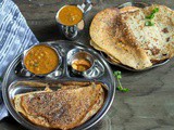 Karaicha Dosai | Godumai Dosai | Savory Wheat Crepes