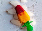 Mango Raspberry Popsicles