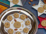 Microwave Badam Peda | Almond Peda | Almond Flour Fudge