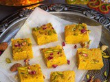 Milk Powder Pumpkin Burfi | Easy Milk Powder Burfi Recipe