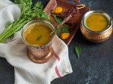 Moong Dal Ginger Rasam | Inji Rasam