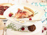 No Bake Cranberry Sauce Cheese Cake with Agar Agar