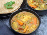 No Onion No Garlic Veg Kurma | Easy Pressure Cooker Vegetable Kurma