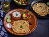 Paneer Paratha Spread