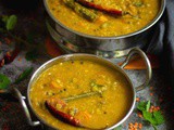 Pressure Cooker Sambar With Masoor dal