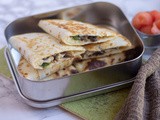 Queso Mushroom Quesadilla