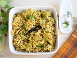 Ridgegourd Rice | Peerkangai Saadam